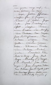 Register over klagepunkter fra Taverny sogn, side 330 med underskrifter, april 1789 af French School