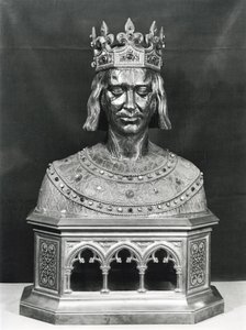 Relikviebuste af St. Louis (1214-70) (forgyldt sølv)