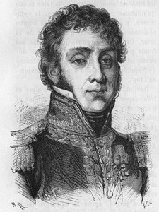 Remy Joseph Isidore Exelmans (eller Exelmans), marskal og jævnaldrende af Frankrig (1775-1852) - i "" The History of France"" af Henri Martin af French School