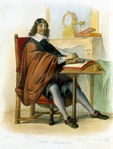 René Descartes skriver - i Ed. Mennechet, "" Le Plutarque francais "" af French School