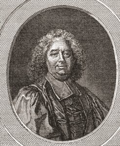 René Pucelle, 1655 -1745. Fransk magistrat og abbed i Saint Leonard Corbigny. Fra Les Heures Libres udgivet 1908. af French School