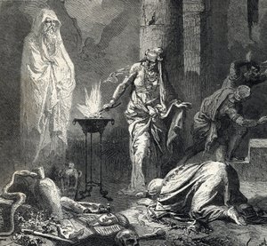 Repræsentation af heksen fra Endor (eller Pythonisse af Endor), en kana