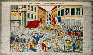 Republikansk opstand i Lyon, 9.-14. april 1834 af French School