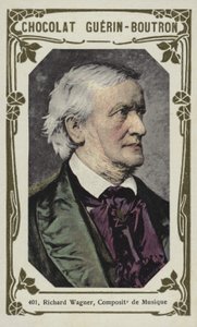 Richard Wagner, musikkomponist (farvet foto) af French School