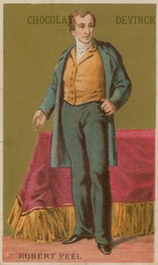 Robert Peel, engelsk konservativ statsmand fra det 19. århundrede af French School