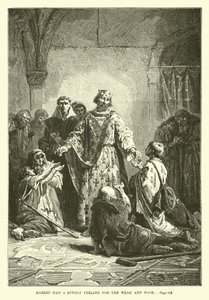 Robert havde en venlig fornemmelse for de svage og fattige af French School