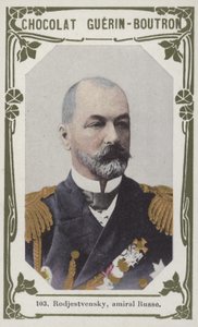 Rodjestvensky, amiral Russe (farvet foto) af French School
