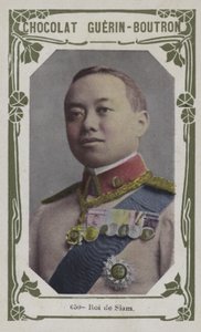 Roi de Siam (farvet foto) af French School