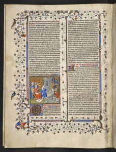 Royal MS 15 D III f.15v Gamle Testamentes scene, 