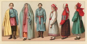 Rusland kostume af French School