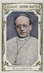S S le Pape Pie XI (farvet foto) af French School