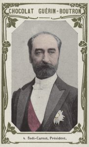 Sadi-Carnot, præsident (farvet foto) af French School