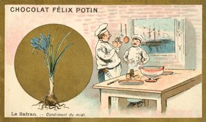 Safran (chromolitho) af French School