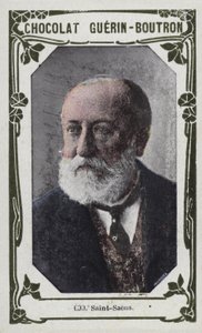 Saint-Saens (farvet foto) af French School
