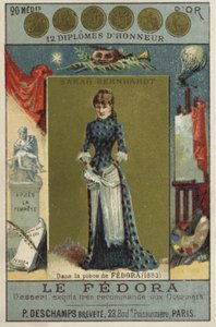 Sarah Bernhardt, fransk skuespillerinde af French School