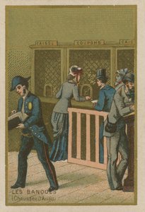 Scene i en bank af French School