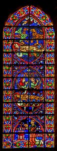 Scener vedrørende St Vincents død; donor Petrus Baillart (w110) af French School
