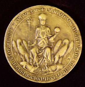 Segl af Louis IV de Baviere (1287-1347) 13.-14. århundrede af French School