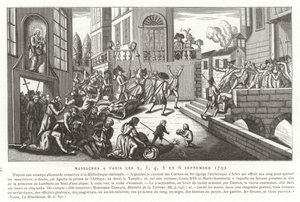 September-massakrerne, Paris, den franske revolution, 1792 af French School