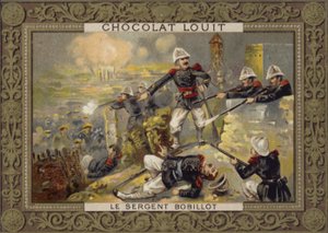 Sergent Jules Boillot, fransk soldat, ved belejringen af Tuyen Quang, Tonkin, kinesisk-fransk krig, 1884-1885 af French School