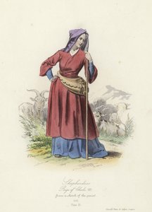 Hyrdinde, regeringstid af Charles VIII af Frankrig af French School