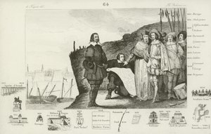 Siege of La Rochelle, France, 1627-1628  af French School