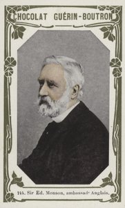 Sir Edmund Monson, engelsk ambassadør (farvet foto) af French School