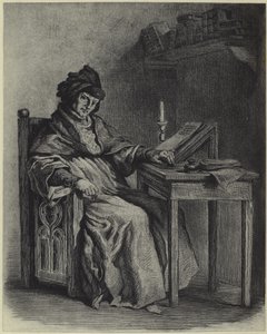 Sir John Froissart (fotogravure) af French School
