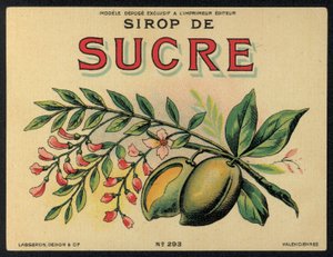 Sukkersirup reklame (chromolitho) af French School