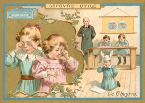 Sorg (chromolitho) af French School