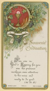 Souvenir af ordination af French School