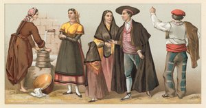 Spanien kostume af French School