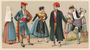 Spanien kostume af French School
