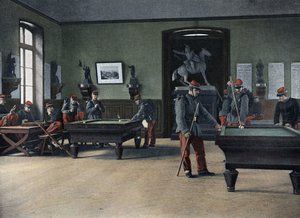 Særlig militærskole i Saint-Cyr (Saint Cyr), indvendig service: Spillelokale. af French School