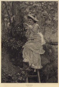 Fjeder (gravering) af French School