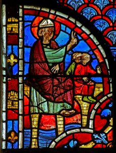 St Blaise prædiker og en konge ankommer af French School