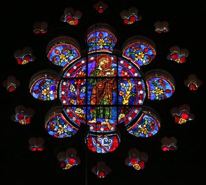 Johannes Døberen i ørkenen med Agnus Dei (w116) af French School