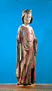 St. Louis (1215-70) (polykromt træ)