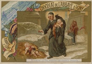 St Vincent de Paul, samler fundne børn op