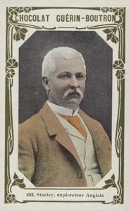 Stanley, engelsk opdagelsesrejsende (farvet foto) af French School