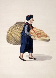 Gadesælger, osmannisk periode, tredje kvartal af 1700-tallet (wc på papir) af French School