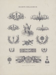 Religiøse emner (gravering) af French School
