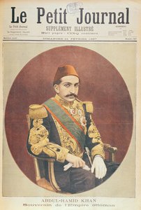 Sultan Abd al-Hamid Khan II (1842-1918) Det Osmanniske Riges suveræne, fra Le Petit Journal, 21. februar 1897