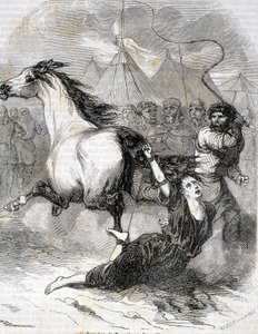 Torment of Brunehaut (eller Brunehilde) (613) - i “Histoire de France” af L.-P. Anquetil af French School