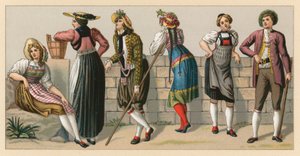 Schweiz Kostume af French School