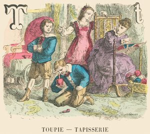 T: Top — Tapestry af French School