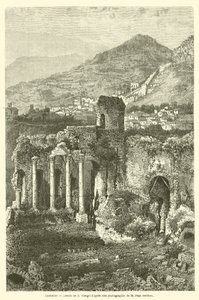 Taormine (gravering) af French School