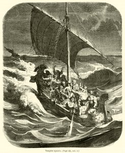 Afdæmpet storm (gravering) af French School
