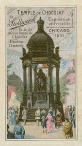 Chokoladetempel af Stollwerck af French School