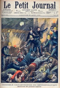 Terrible Disaster in the Paris Underground, forside af 